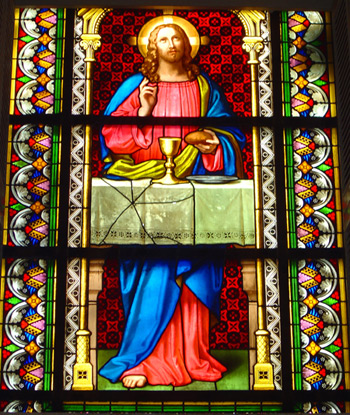 photo of stained glass window
